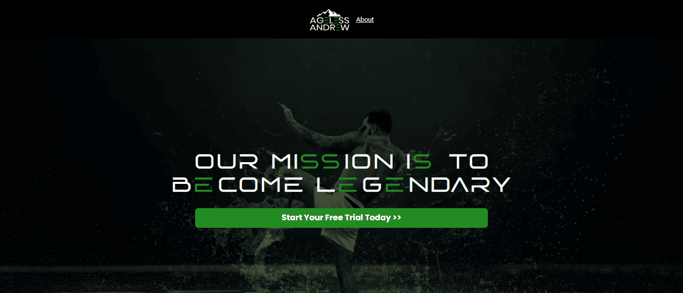 Ageless Andrew — Boxing Coaching Website