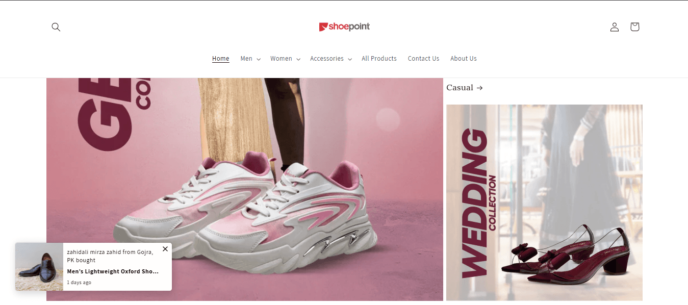 ShoePoint — Shopify Shoe Store